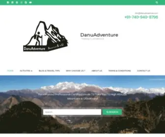 Danuadventure.com(Trekking In Uttrakhand With Local Experts) Screenshot