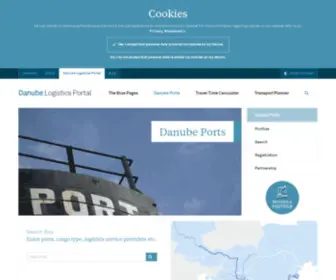 Danubeports.info(Danubeports info) Screenshot