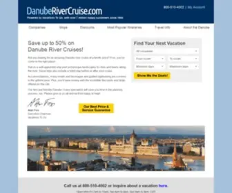 Danuberivercruise.com(Danube River Cruises) Screenshot