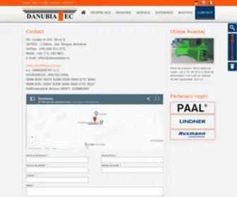 Danubiatec.ro(Furnizor utilaje reciclare) Screenshot