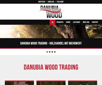 Danubiawood.com(Danubia Wood Trading ist ein österreichischer Holzhändler) Screenshot