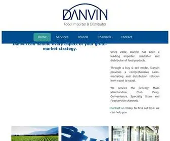 Danvin.ca(FOOD DISTRIBUTOR) Screenshot