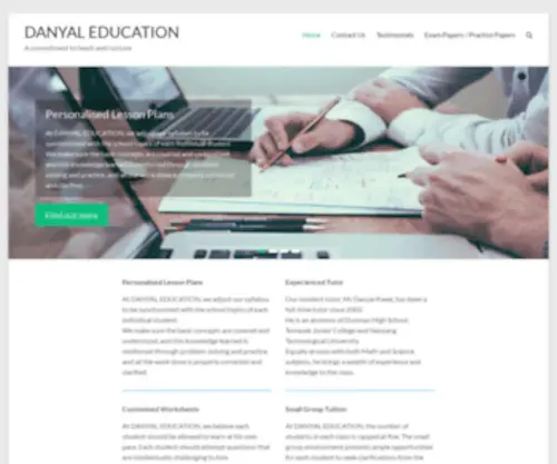 Danyaleducation.com(A commitment to teach and nurture) Screenshot