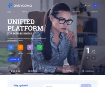 Danycomo.com(Крупнейший в России провайдер цифровых услуг и решений) Screenshot