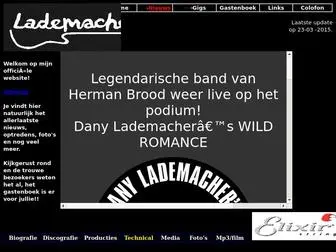 Danylademacher.nl(Dany Lademacher) Screenshot