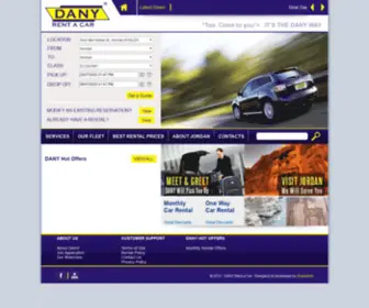 Danyrentacar.com(DANY Rent a Car) Screenshot