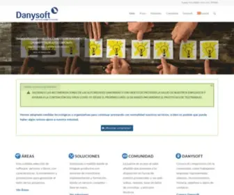 Danysoft.com(Danysoft soluciones software y licenciamiento para profesionales) Screenshot