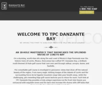 Danzantebaygolfclub.com(TPC Danzante Bay) Screenshot