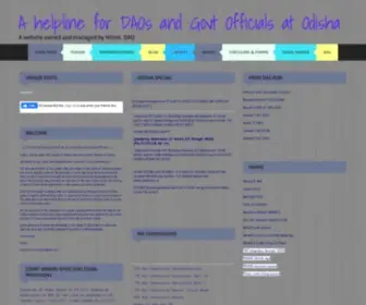 Dao.co.in(Divisional Accounts Officer & Divisional Accountant Page) Screenshot