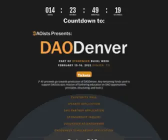 Daodenver.org(DAOPlanet presents DAODenver 2024) Screenshot