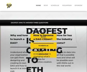 Daofest.io(DAOfest Denver and beyond) Screenshot