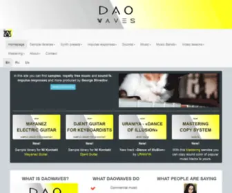 Daowaves.com(Main page) Screenshot