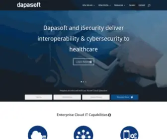 Dapasoft.com(Microsoft Technology IT Solutions & Services) Screenshot