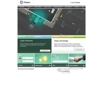 Dapex.net(International Shipping Company) Screenshot