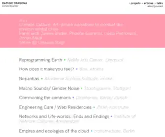 Daphnedragona.net(Daphne Dragona) Screenshot