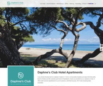 Daphnesclub.com(Holidays in corinthia) Screenshot