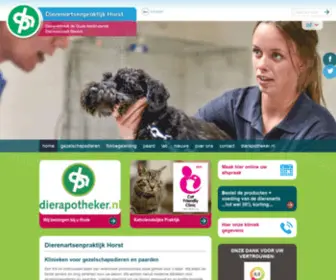 Daphorst.nl(Dierenartsenpraktijk Horst) Screenshot