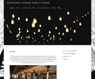Daphousenc.com(Dickinson Avenue Public House) Screenshot