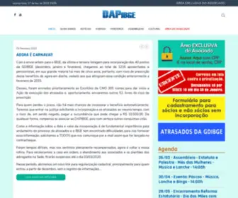 Dapibge.org.br(Associação de Aposentados e Pensionistas do IBGE) Screenshot