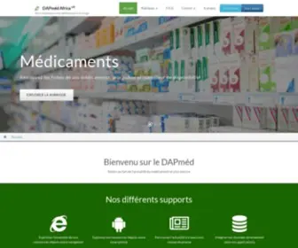 Dapmed-Africa.com(DAPm) Screenshot