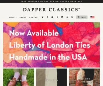 Dapperclassics.com(Dapper Classics) Screenshot