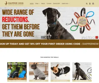 Dapperdog.co.uk(Dog accessories for discerning hounds from Dapper Dog) Screenshot