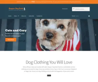 Dapperdogduds.com(Dog Clothing You Will Love) Screenshot