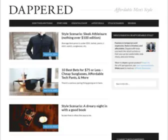Dappered.com(Affordable Men's Style) Screenshot