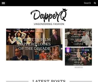 Dapperq.com(DapperQ is one of the world’s most widely read digital queer style magazines and) Screenshot
