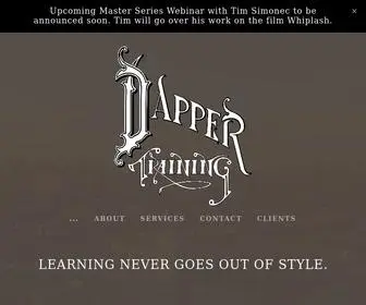 Dappertraining.com(Dapper Training) Screenshot