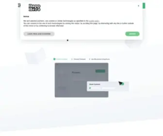 Dapphero.io(Bubble introduces a new way to build a web application. It’s a no) Screenshot