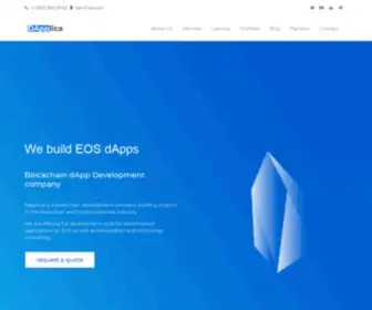 Dapplica.io(DApp development company) Screenshot