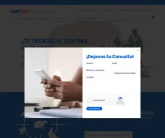 DapQuim.com.ar(Productos y Asesoramiento para el Manejo Integrado de Plagas) Screenshot