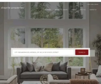 Daprileproperties.com(D'aprile properties) Screenshot