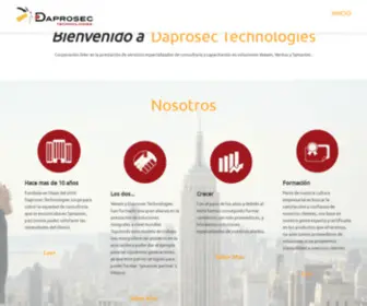 Daprosec.com(Technologies) Screenshot