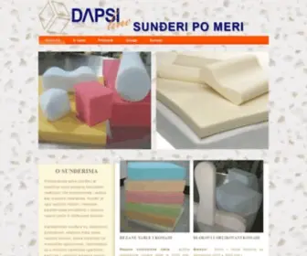 Dapsiline-Sundjeri.co.rs(Firma Dapsi Line doo Novi Sad bavi se sledecim uslugama) Screenshot