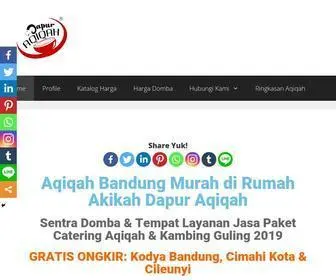 Dapuraqiqah.net(Aqiqah Bandung Cimahi Dapur Aqiqah) Screenshot