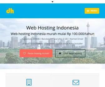 Dapurhosting.com(Web Hosting Indonesia & Email Hosting Perusahaan) Screenshot