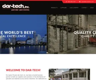 Dar-Techinc.com(Specialty chemical & raw material distributor) Screenshot