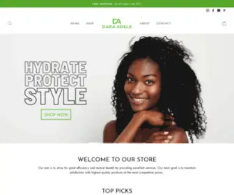 Daraadele.com(Natural Hair Care Products) Screenshot