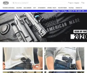 Daraholsters.com(The Best Gun Holsters for Concealed Carry & Competitive Shooting) Screenshot