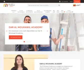 Daralmoukawil.com(Réussir sa création d'entreprise au Maroc) Screenshot