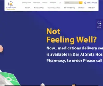 Daralshifa.com(Home) Screenshot