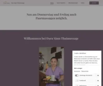 Darasiamthaimassage.ch(Dara Siam Thaimassage) Screenshot