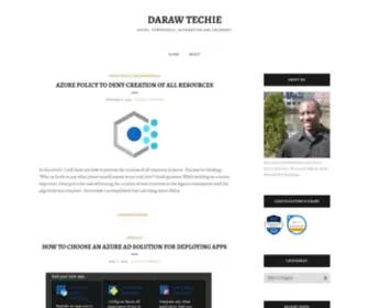 Darawtechie.com(Azure, Powershell, Automation and Exchange) Screenshot