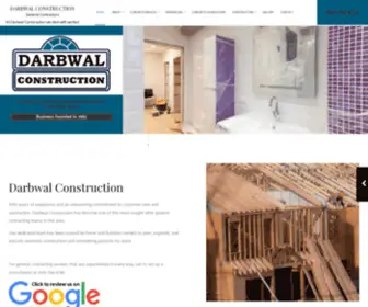 Darbwalconstruction.com(Darbwal Construction) Screenshot