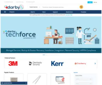 Darby.com(Dental Supplies) Screenshot