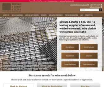 Darbywire.com(Wire Mesh & Wire Cloth Since 1854) Screenshot