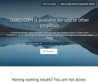 Darci.com(A unique opportunity to secure for your brand) Screenshot