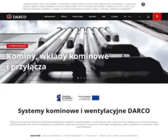 Darco.com.pl(Wkłady kominowe) Screenshot